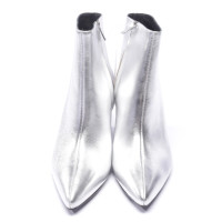 Anine Bing Ankle boots Leather in Silvery