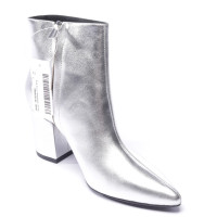 Anine Bing Ankle boots Leather in Silvery