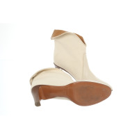 Chloé Ankle boots Canvas in Cream