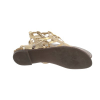 Steve Madden Sandalen aus Leder in Gold