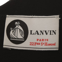 Lanvin Nero Top con drappeggio