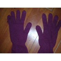 Jucca Handschuhe aus Wolle in Bordeaux