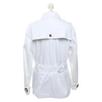 Tommy Hilfiger Jacke/Mantel aus Baumwolle in Weiß