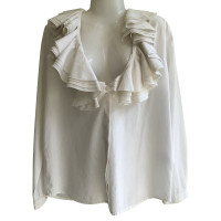 Acne Top en Coton en Blanc