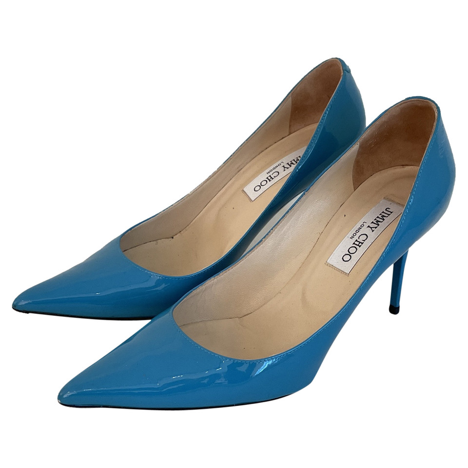 Jimmy Choo Pumps/Peeptoes Patent leather in Turquoise
