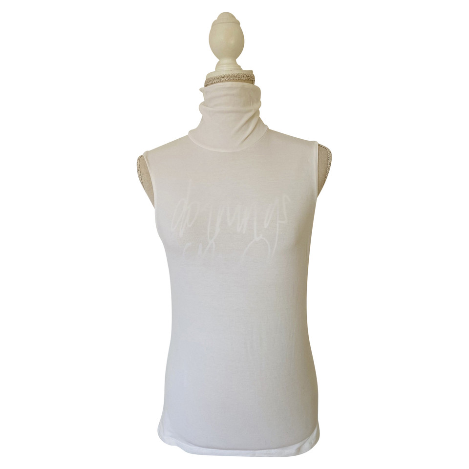 Brunello Cucinelli Top en Coton en Blanc