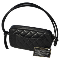 Chanel Black Leren schouder tas