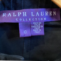 Ralph Lauren Purple Label Oberteil aus Leder in Schwarz