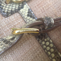 Dolce & Gabbana Tote Bag raphia / Python / cuir