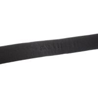 Swarovski Armreif/Armband aus Leder in Schwarz
