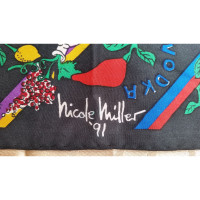 Nicole Miller Schal/Tuch aus Seide in Schwarz
