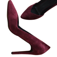 Proenza Schouler Pumps/Peeptoes Suede in Bordeaux