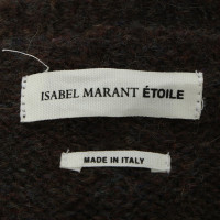 Isabel Marant Etoile chandails surdimensionné en brun foncé
