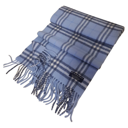 Burberry Scarf/Shawl Wool in Blue - Second Hand Burberry Scarf/Shawl Wool  in Blue buy used for 150€ (7750379)