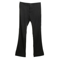 Gucci pantaloni di seta in nero