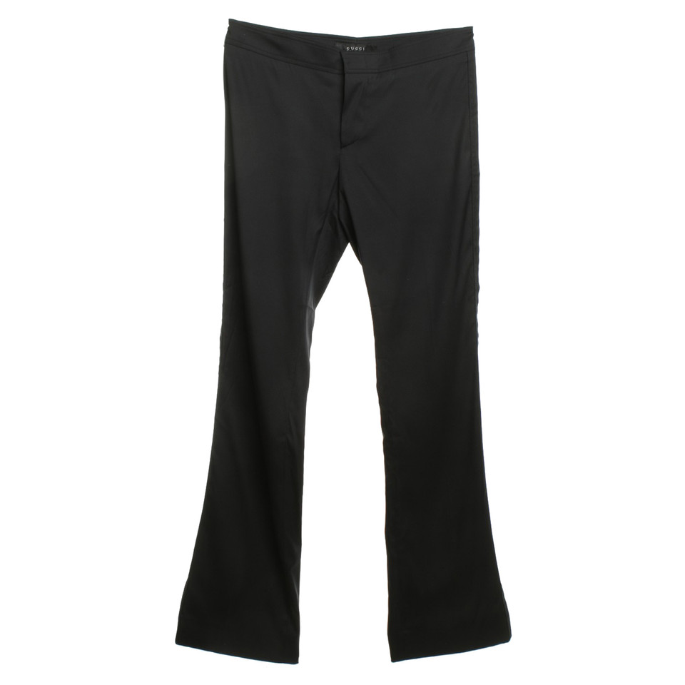 Gucci Silk trousers in black