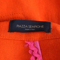 Piazza Sempione Blazer Linen in Orange