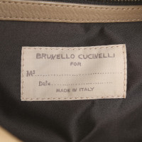 Brunello Cucinelli Umhängetasche in Beige