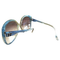 Balenciaga Lunettes de soleil en Bleu