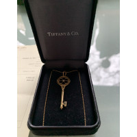 Tiffany & Co. Key yellow gold necklace