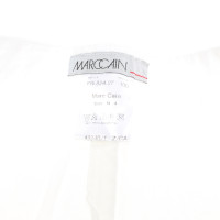 Marc Cain Paire de Pantalon en Coton en Blanc