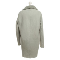 Closed Reversible coat with Sheepskin