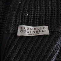 Brunello Cucinelli Stricktop in blauwgrijs