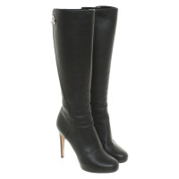 Christian Dior Bottes en Cuir en Noir