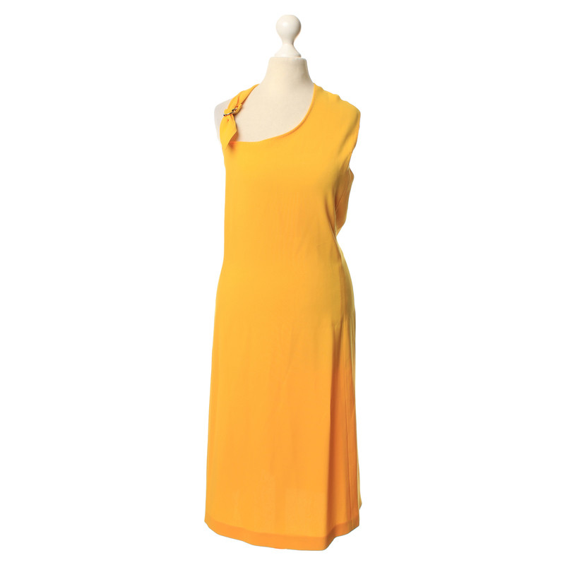 Max Mara Halter jurk in geel