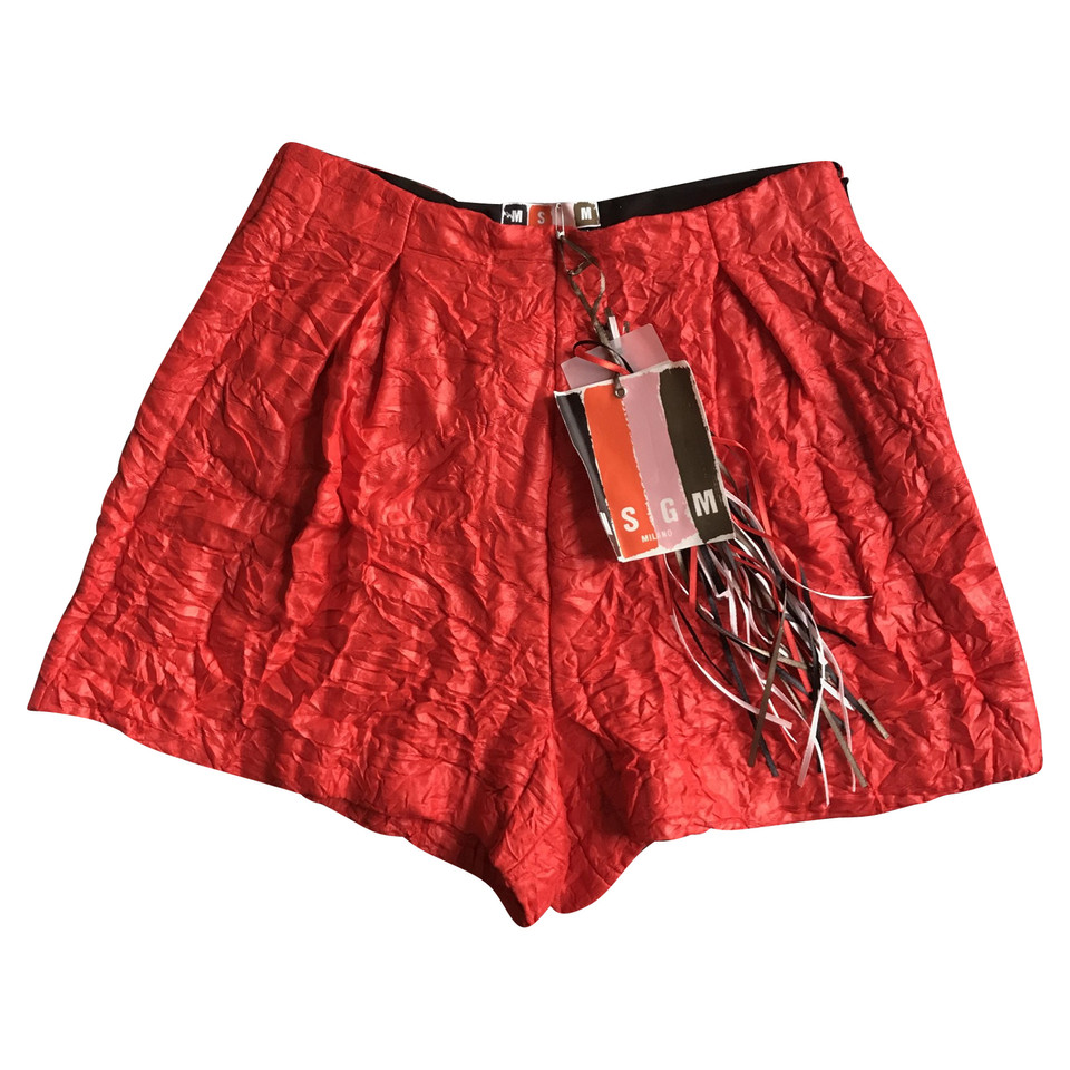 Msgm Short Wol in Rood