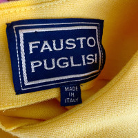 Fausto Puglisi Kleid aus Wolle in Gelb