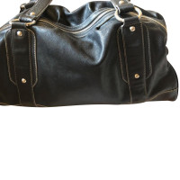 Mcm Handtasche aus Leder in Schwarz