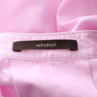 Windsor Top en Coton en Rose/pink