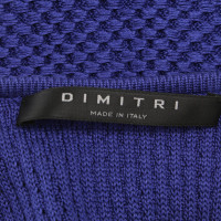 Dimitri vestito lavorato a maglia in blu