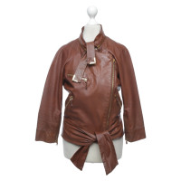 Gucci Leather jacket in brown