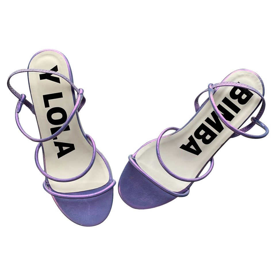 Bimba Y Lola Sandals Leather in Violet