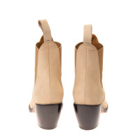 Chloé Bottines en Cuir en Beige