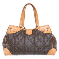 Louis Vuitton Handbag Canvas in Brown