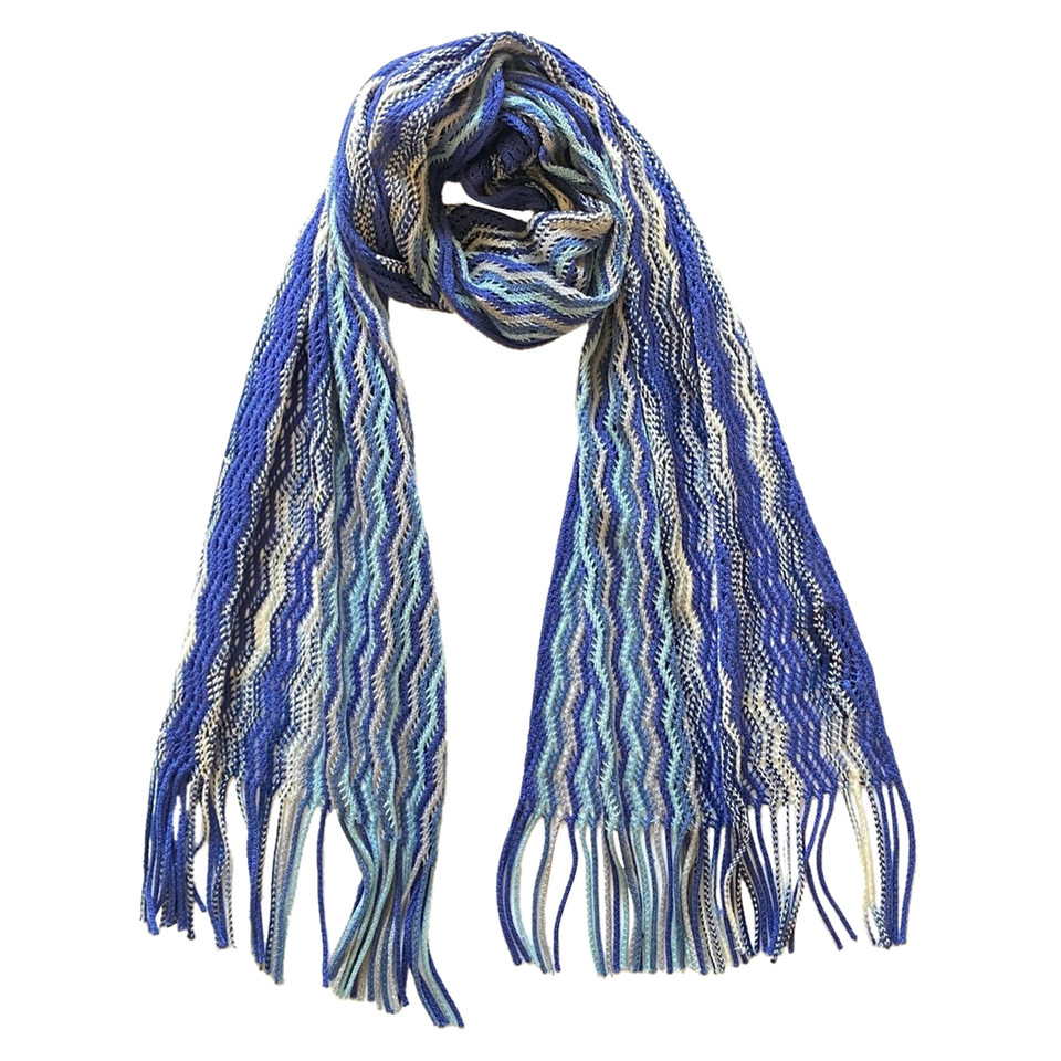 Missoni Sjaal Wol in Blauw