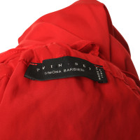 Twin Set Simona Barbieri Élégante robe en rouge