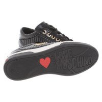 Moschino Sneakers in zwart / wit