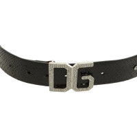 Dolce & Gabbana Gürtel aus Leder in Schwarz