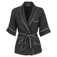 Dolce & Gabbana Anzug aus Seide in Schwarz