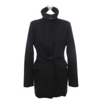 Burberry Jacke/Mantel aus Wolle in Schwarz