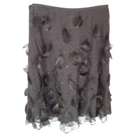 Rena Lange Black silk skirt