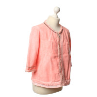 Twin Set Simona Barbieri Bouclé jacket in pink
