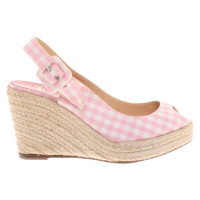Christian Louboutin Checked wedges