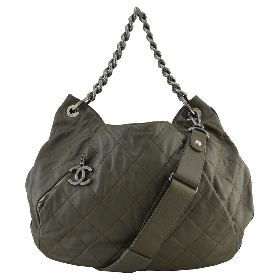 Chanel Coco Leather in Khaki