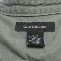 Calvin Klein Jeans Jas/Mantel Katoen in Kaki