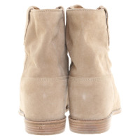 Isabel Marant Stivaletti in Pelle scamosciata in Beige